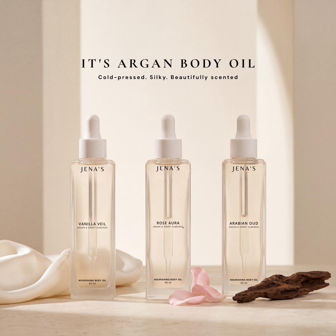 JENA’S LUXE ARGAN BODY OILS COLLECTION