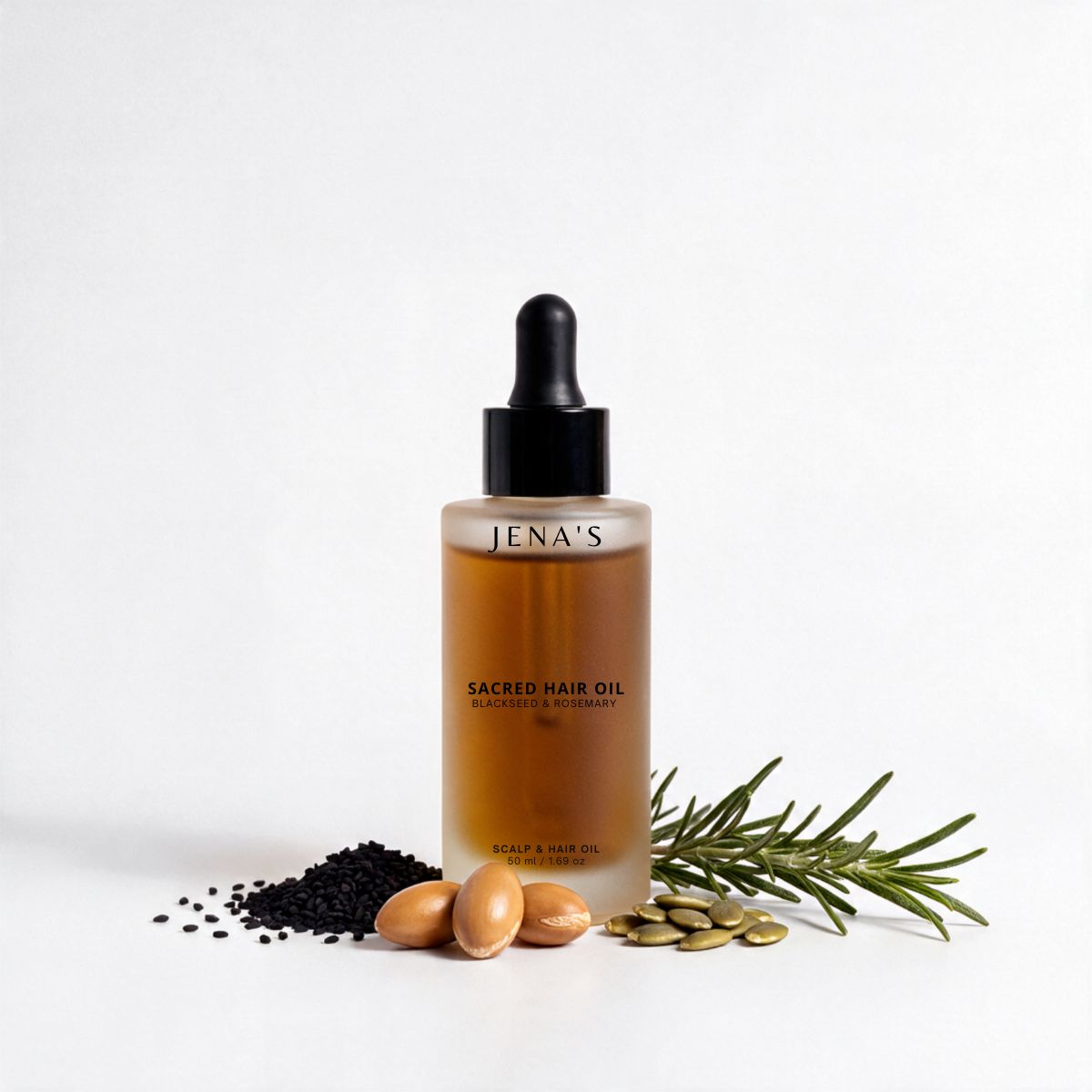 SACRED HAIR OIL | زيت الشعر بالحبة السوداء لتعزيز النمو والكثافة