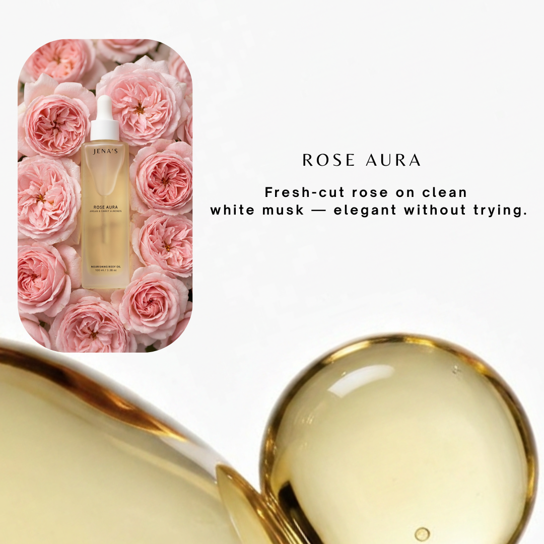 ROSE AURA BODY OIL | زيت الجسم بالأرغان والورد