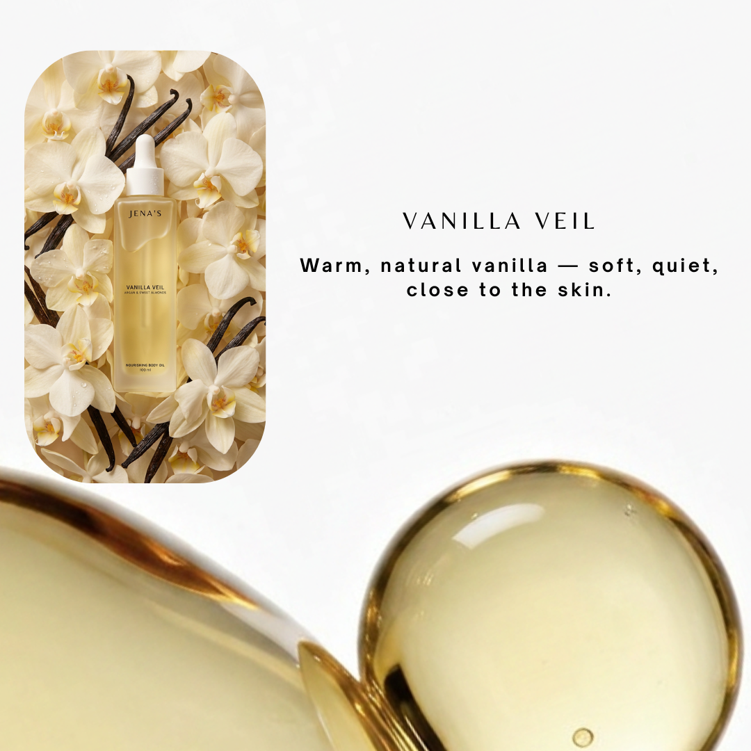 JENA’S LUXE BODY OILS COLLECTION | مجموعة جينا الفاخرة لزيوت الجسم بالأرغان