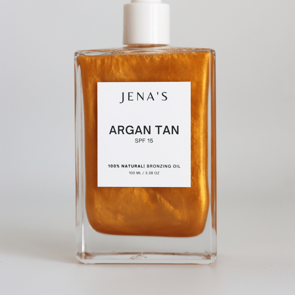 jenascosmetics Tanning Oil & Lotion 100ML / 3.38oz / Bronze Argan Tan